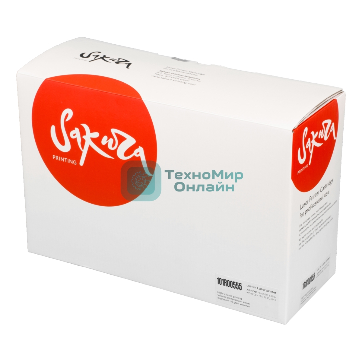 Фотобарабан Sakura 101R00555 для Xerox Phaser WC 3335/3345, 30 000 к.