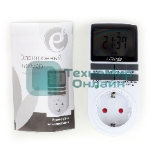 Таймер электрический Energenie EG-SST-01, LCD-дисплей 2,3″, белый
