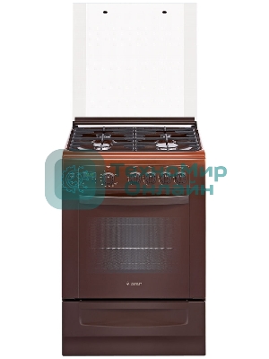Плита газовая Gefest ПГ 6100-03 0003 коричневый, конфорок 4 шт, духовка 52 л, 60 см x 85 см x 60 см