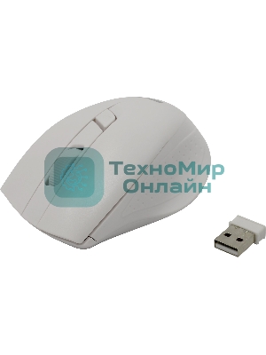 Мышь беспроводная SVEN RX-325 белый, 1000 dpi, радиоканал, USB, кнопки - 4