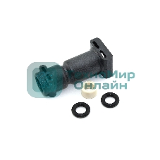 Переходник на термоблок DeLonghi ESAM, ECAM, ETAM отв. 5 мм в сборе