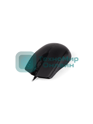 Мышь проводная A4Tech OP-760 черный, 1200 dpi, USB, кнопки - 3