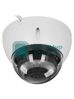 Уличная купольная IP-видеокамера Dahua DH-IPC-HDBW2449EP-S-IL-0280B Smart Dual Light с ИИ 4Мп, 1/2.9” CMOS, объектив 2.8мм, видеоаналитика, ИК до 30м, LED до 30м, IP67, корпус: металл