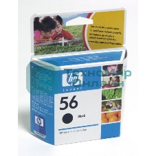 Картридж струйный HP №56 C6656AE черный для HP PCS 2100/DJ 5550/450/PS 7150/7350/7550 (520 стр.)