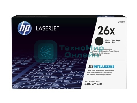 Тонер Картридж HP 26X CF226X черный для HP LJ Pro M402/M426 (9000стр.)
