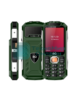 Мобильный телефон BQ 2817 Tank Quattro Power зеленый
