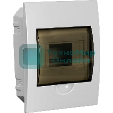 Бокс ЩРВ-П-6 мод. встраив. пластик IP41 GENERICA IEK MKP12-V-06-41-G