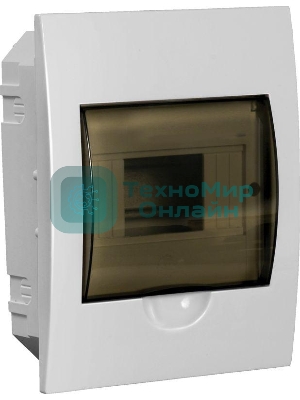 Бокс ЩРВ-П-6 мод. встраив. пластик IP41 GENERICA IEK MKP12-V-06-41-G