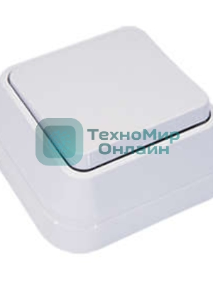 Выключатель 1-кл. Makel ОП 10А IP20 белый