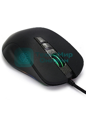 Мышь проводная Crown CMGM-903 черный, 7000 dpi, USB, кнопки - 7