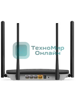 Роутер беспроводной Mercusys AC12G AC1300 10/100/1000BASE-TX черный