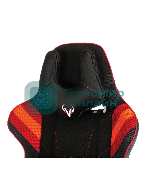 Кресло игровое Бюрократ VIKING 4 AERO RED две подушки черный/красный искусст.кожа/ткань