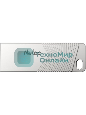 Флешка USB Netac UM1 (NT03UM1N-016G-32PN), 16Gb, USB 3.2, R/W 150/45, серебристый