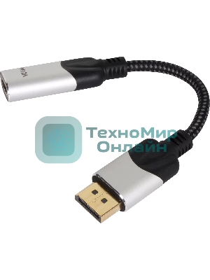 Кабель VCOM DisplayPort TO HDMI 4K 0.15 M CG621M-0.15