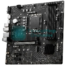 Материнская плата MSI PRO B760M-P DDR4, LGA 1700, Intel B760, 4xDDR4, 4xSATA, 2xM.2, 1xPCIe 4.0 x16, 2xPCIe 3.0 x1, 1xHDMI, 1xDP, 1xVGA, 1x1Gb LAN, 4xUSB-A 2.0, 1xUSB-A 3.2 Gen 1, 1xUSB-C 3.2 Gen 2, 3x3.5 мм, 7.1, mATX