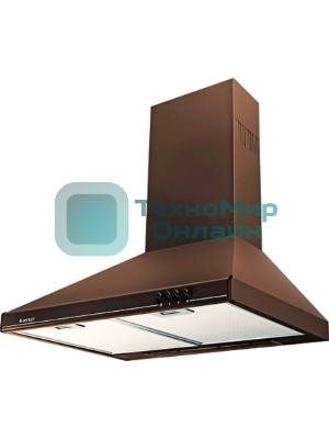 Вытяжка каминная Gefest ВО 10 К47 коричневый, 60 см, 300 куб. м/ч, 75 дБ