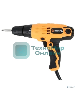 Дрель-шуруповерт Вихрь СШ-550/1, 550 Вт, 20 Нм, щеточный