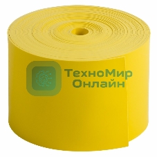 Термоусаживаемая лента с клеевым слоем Rexant 50 мм х 0,8 мм, желтая, ролик 5 м, ТЛ-0,8