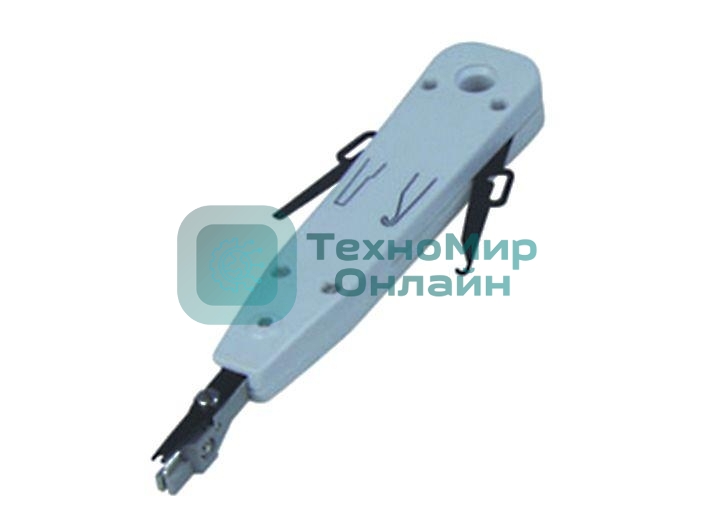 Инструмент ITK для заделки витой пары, тип Krone с крючками серый