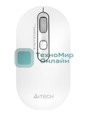 Мышь беспроводная A4Tech Fstyler FG20 белый, 2000 dpi, радиоканал, USB, кнопки - 4