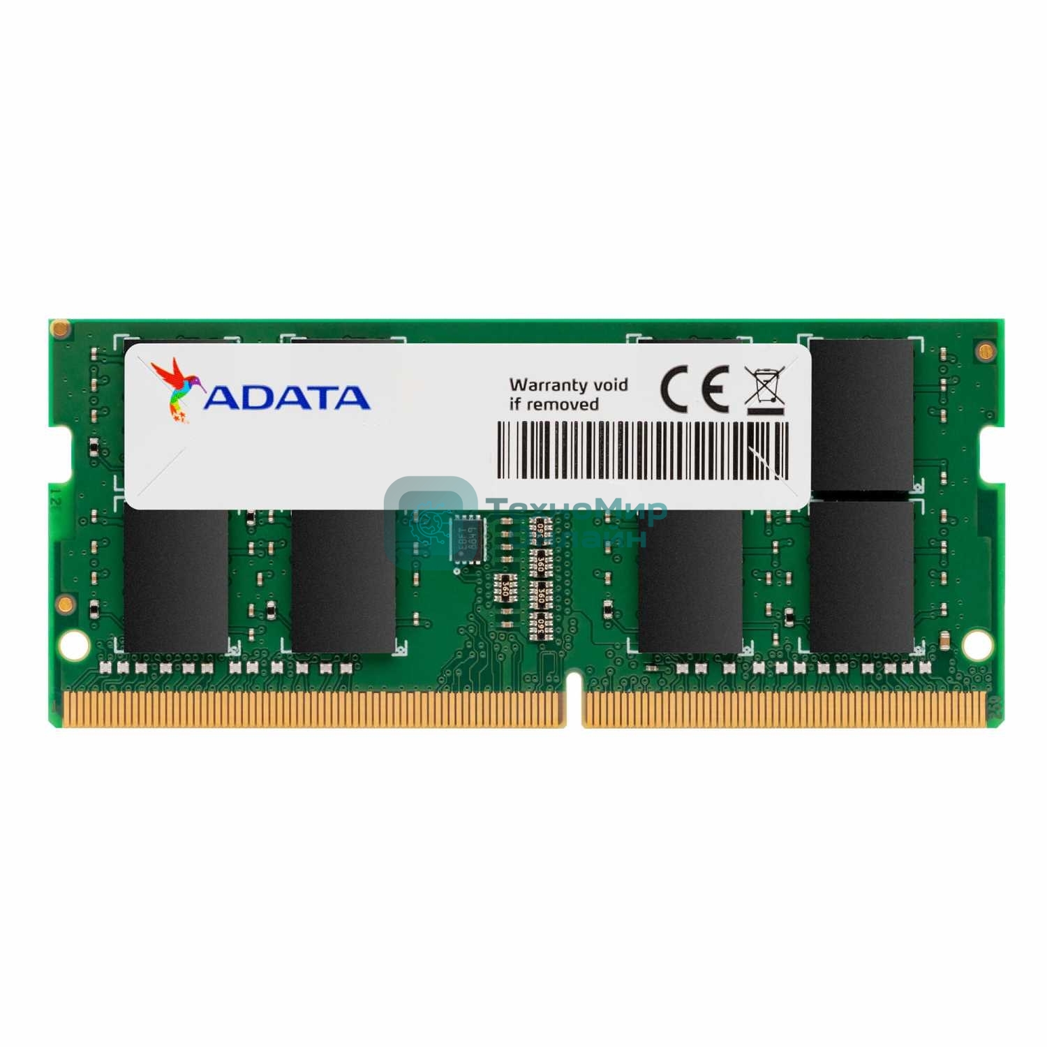Оперативная память ADATA, DDR4, 16GB (1x16GB), 3200MHz, CL22, SO-DIMM