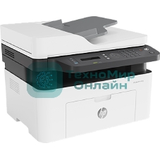 МФУ лазерное HP Laser MFP 137fnw (4ZB84A), A4, ч/б, печ. до 20 стр/мин., скан. до 15 стр/мин. (ч/б) 6 стр/мин. (цвет), 1200 x 1200 dpi (печать) 600x600dpi (скан.), USB, RJ-45, Wi-Fi, Air Print, Mopria
