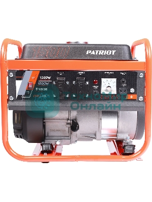 Электрогенератор бензиновый Patriot GRS 1500, 1.2 кВт, 62 дБ, 24 кг
