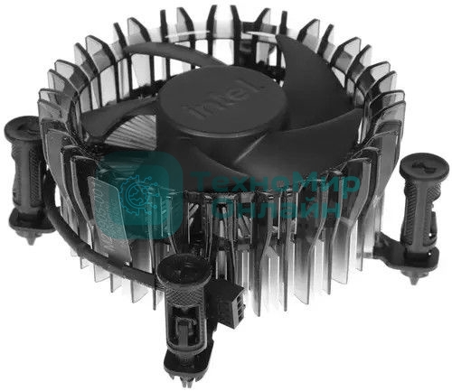 Кулер Intel ORIGINAL Laminar RS1 M23905 черный 90мм алюминий 3150rpm 36db 4-pin 47мм