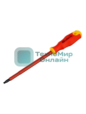 Отвертка диэлектрическая Сибртех SL6,5 х 150 мм, до 1000 В, двухкомпонентная рукоятка