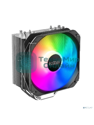 Кулер PCCooler GI-Paladin 400 ARGB S115X/1200/AM4 (24 шт/кор, TDP 200W, 130мм PWM ARGB FAN, 4 тепловые трубки 6мм, 800-1600RPM, 18-28,6dBa)