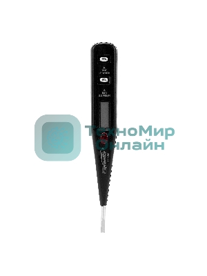 Тестер SPARTA 130855 напряжения 12–220 в жидкокристаллический дисплей с неоновой лампочкой