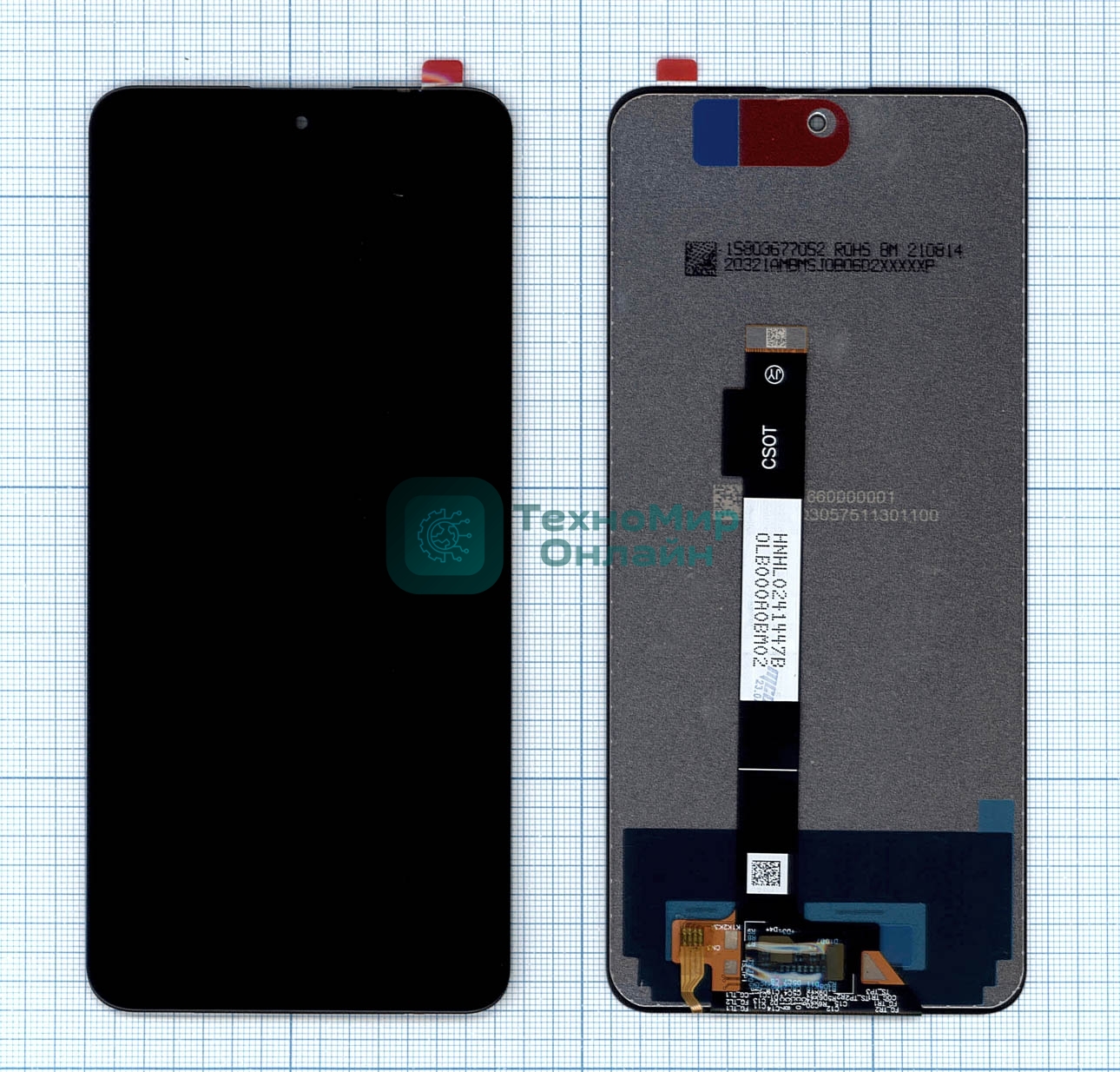 Дисплей для Xiaomi Redmi Note 10 Pro 5G, Poco X3 GT, Poco X4 Pro TFT черный