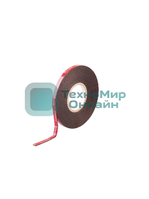 Лента клейкая двухсторонняя Rexant черная, на VHB акриловой основе, 6 мм х 5 м