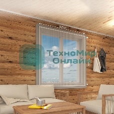 Оконная антимоскитная сетка 1,5х1,5м, с клейкой лентой, белая ЧЕТЫРЕ СЕЗОНА