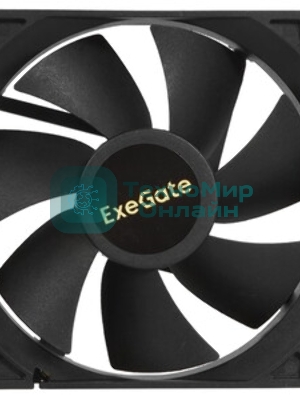 Вентилятор для корпуса ExeGate EX09225B4P-PWM черный, 92 мм, 2200 об/мин, 28 дБ, 4 pin