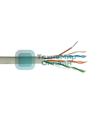 Кабель информационный LANMASTER NM-UTP5E4PR-CCA cat.5е U/UTP не экранированный 4X2 PVC внутренний 305м серый