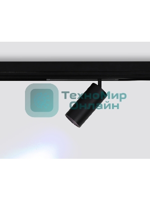 Управляемый светодиодный светильник для шинопровода Magnetic Ambrella light GL1232 BK черный IP20 24W 3000K-6400K 220V 36° D65*140 (Без ПДУ)