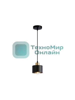Светильник Ambrella light TR8113 BK/BS черный/латунь E27 max 40W D120*940