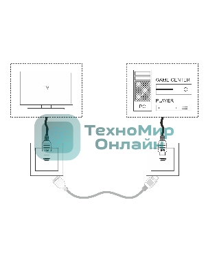 Розетка HDMI (серебряный)