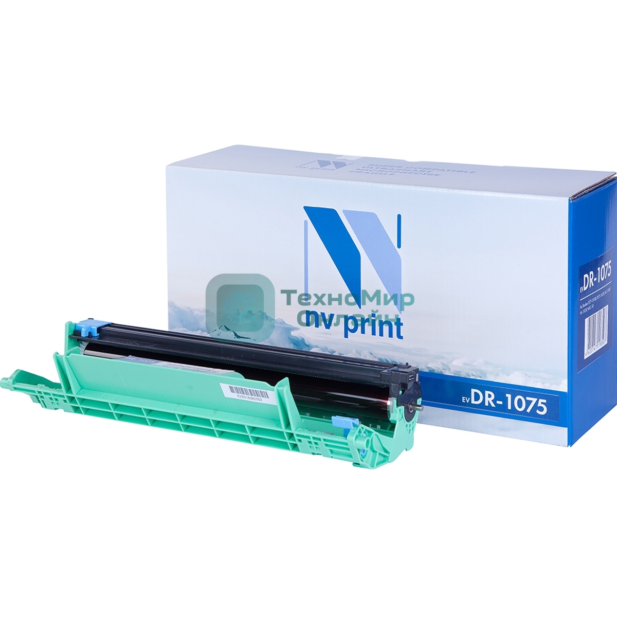 Барабан NVPrint совместимый Brother NV-DR-1075 для DCP-1510R, DCP-1512R, HL-1110R, HL-1112R, MFC-18(10000k)
