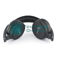 Беспроводные/проводные наушники Gembird BHS-100 черный, накладные, Bluetooth + проводной, складная конструкция, до 10 ч