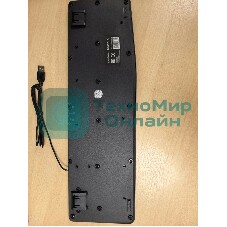 (Из ремонта, рабочая, гарантия 7 дней) Клавиатура проводная ExeGate EX298364RUS Smart K120 (USB, полноразмерная, влагозащищенная, 104кл., Enter большой, длина кабеля 1,6м, черная, RTL)