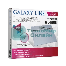 Весы напольные многофункциональные Galaxy Line GL 4855, серый, электронные, элемент питания типа 