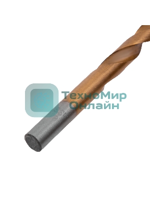 Сверло по металлу Matrix, 8 мм, HSS, нитридтитановое покрытие, цилиндрический хвостовик