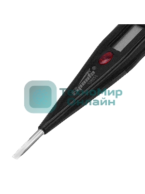 Тестер SPARTA 130855 напряжения 12–220 в жидкокристаллический дисплей с неоновой лампочкой