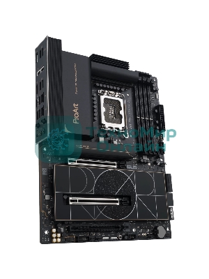 Материнская плата ASUS ProArt Z890-CREATOR WIFI, LGA 1851, Intel Z890, 4xDDR5, 4xSATA, 5xM.2, 2xPCIe 5.0 x16, 1xPCIe 4.0 x16, 1xHDMI, 1xDP, 1x 10Gb LAN, 1x 2.5Gb LAN, 2xUSB-C 10Gbps, 6xUSB-A 10Gbps, 1xUSB-A 2.0, 7.1, ATX