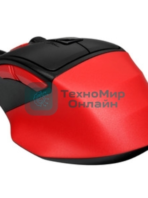 Мышь проводная A4Tech Fstyler FM45S Air красный/черный, 2400 dpi, USB, кнопки - 7
