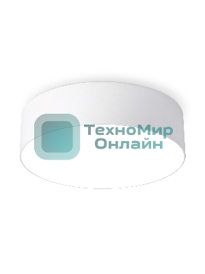 Потолочный светодиодный светильник Ambrella light FV5516 WH белый LED 18W 4200K D160*58 (Без ПДУ)