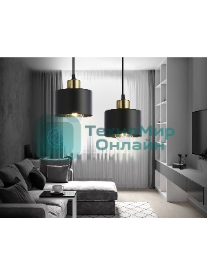 Светильник Ambrella light TR8113 BK/BS черный/латунь E27 max 40W D120*940
