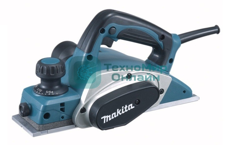 Рубанок Makita KP0800 Рубанок,620Вт,17000об\м,ширина-82мм,глуб-2.5мм,2.6кг,кор